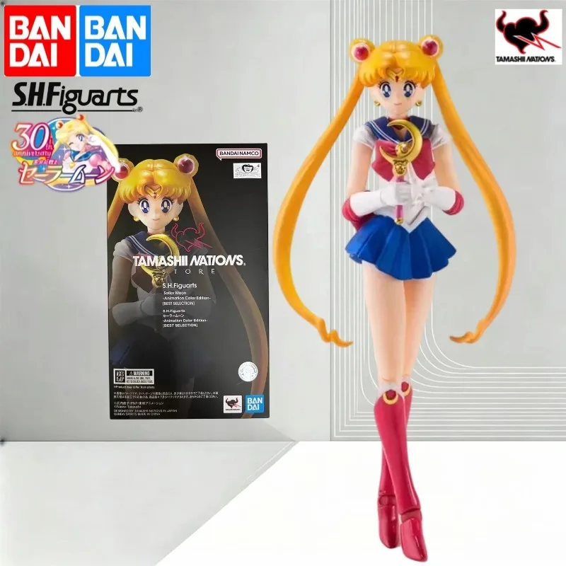 

Bandai Original SHF TNT Sailor Moon -Animation Color Edition-[BEST SELECTION] Anime Action Figure Movable Model Toy Gift