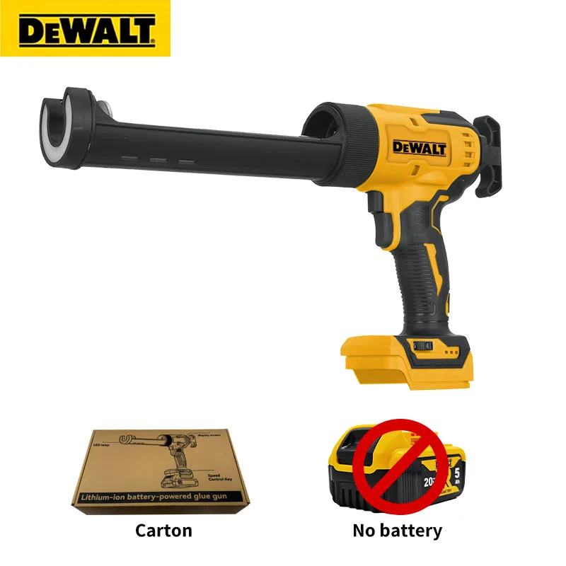Dewalt Draadloos Kitpistool Elektrisch Siliconenpistool 6 Snelheden Glaslijmpistool Vullen Afdichting Elektrisch gereedschap voor Dewalt Batterij