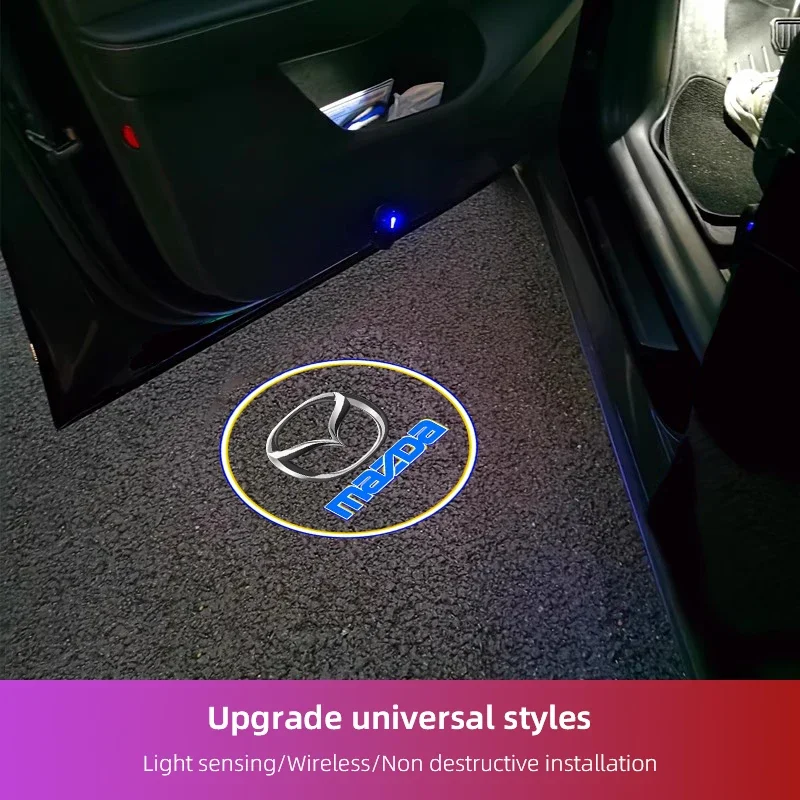 

Welcome Light Projector Car Door Courtesy Lamp Interior Accessories for Mazda 6 CX-30 3 2 5 RX-7 CX-7 CX-8 CX-9 CX-4 CX-3 Atenza