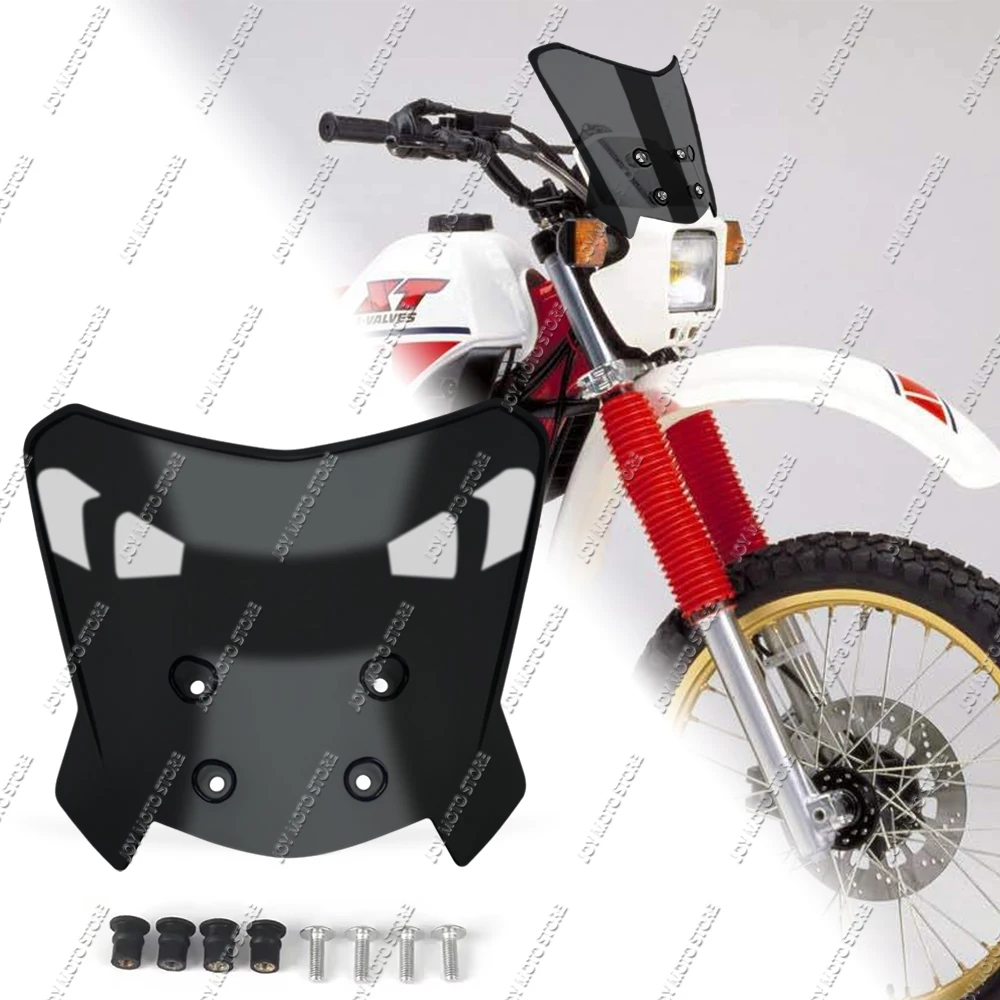 Image of Für XT600 Motorrad Universelle Windschutzscheibe Windschutzabdeckungen