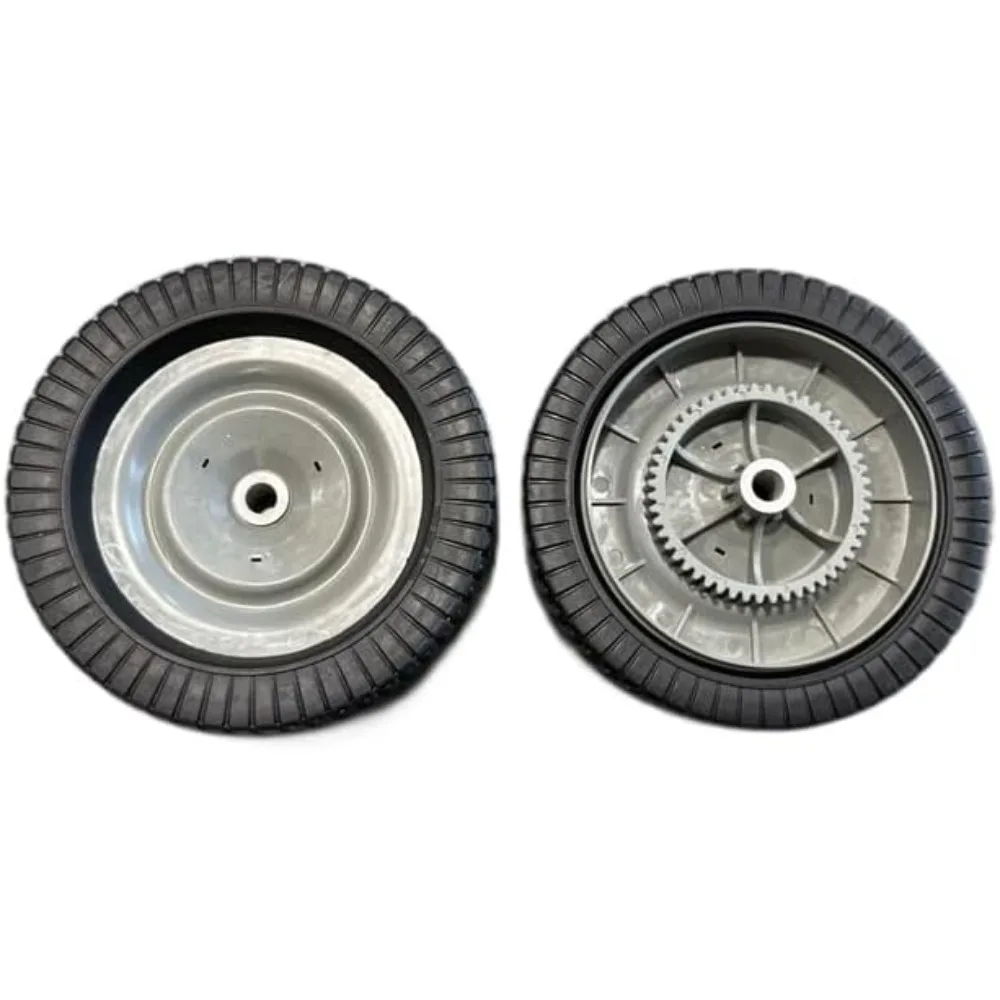 

Lawn Sweeper Wheel and Tire Replacement Assembly Set 2 Pack for Garden Tractors