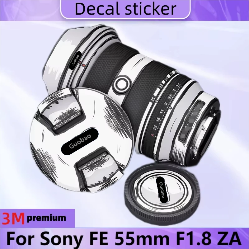

Stylized Decal Skin For Sony FE 55mm F1.8 ZA Camera Lens Sticker Vinyl Wrap Film Coat Sony FE 55 1.8 F/1.8 1.8ZA F1.8ZA F/1.8ZA