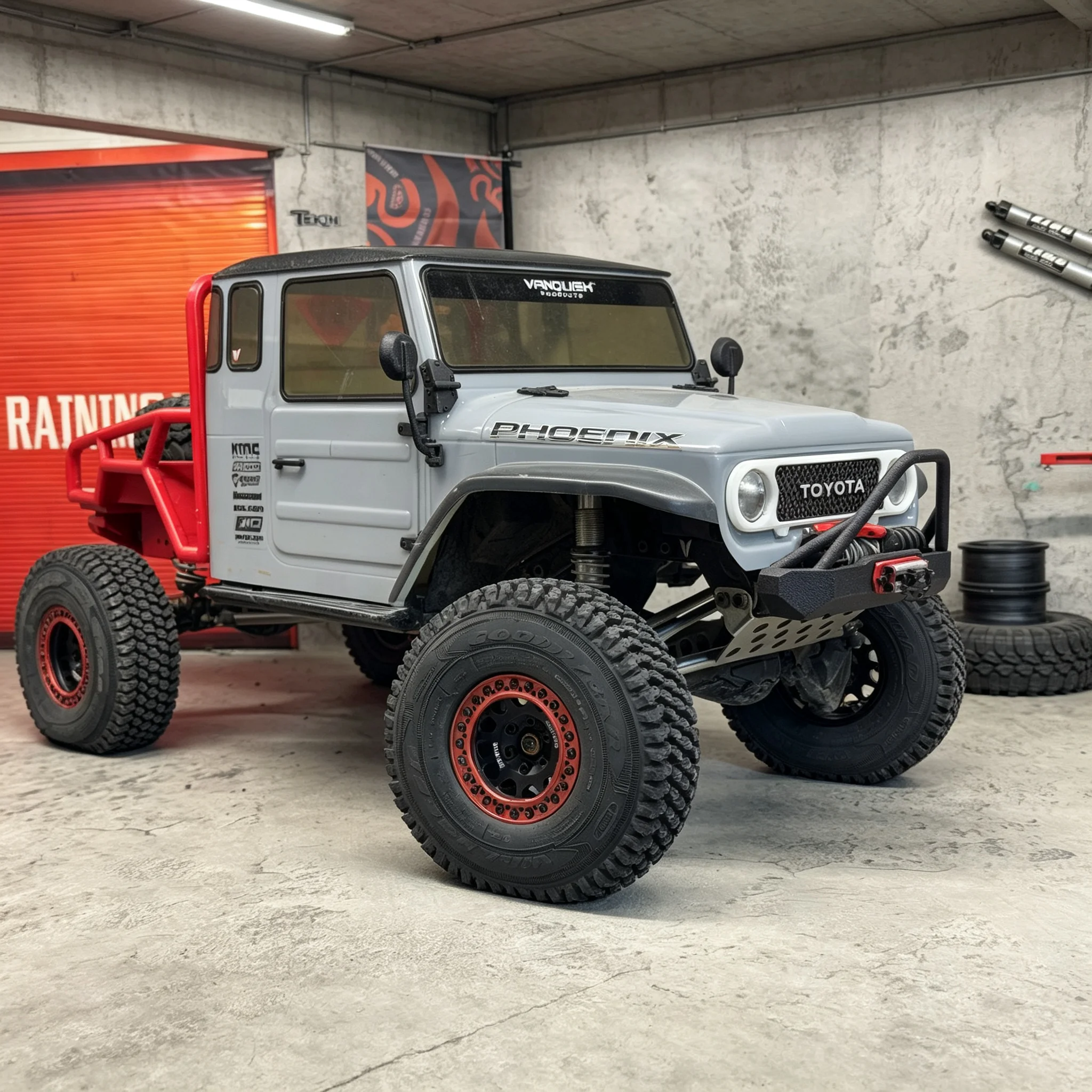 Fits Vanquish VS4-10 Phoenix Front Bumper Winch Mount 3 Styles Nylon 1/10 RC Crawler Upgrade