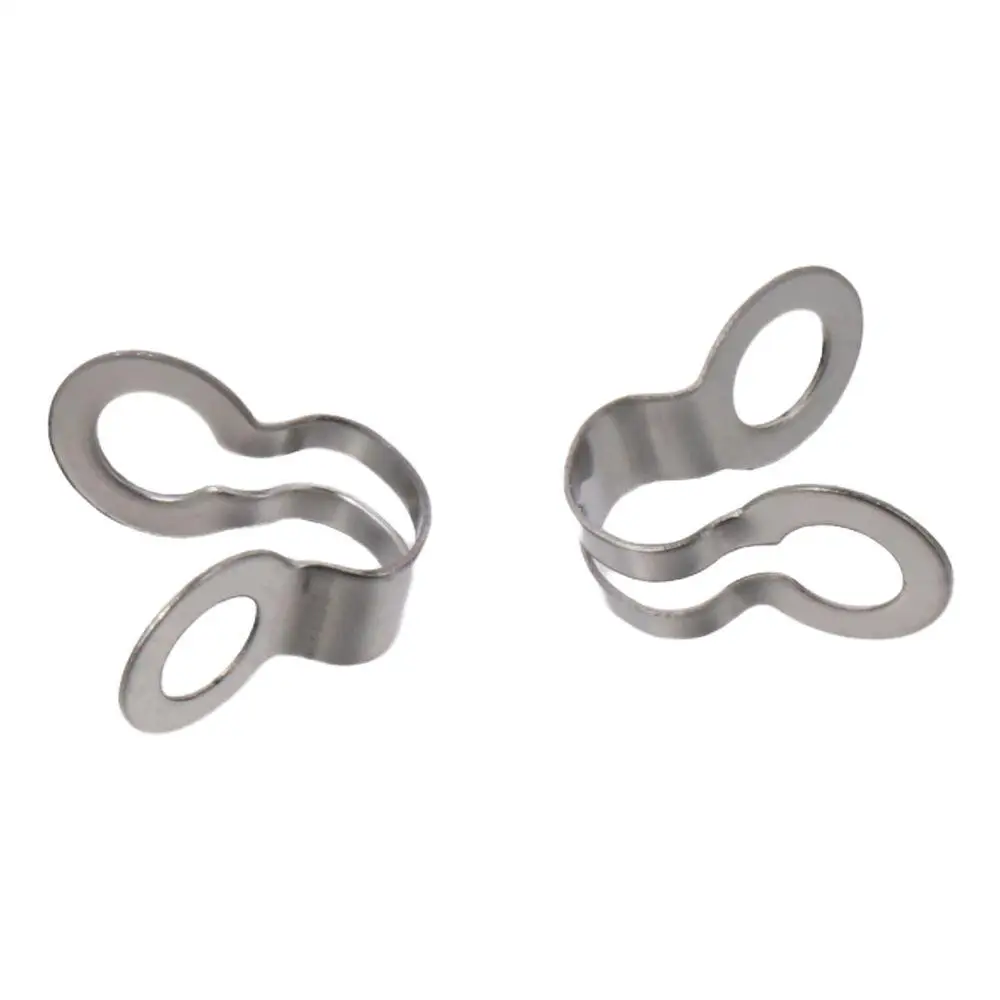 100Pcs/Bag High Quality 2mm 3.0/3.2mm 4.0/4.5mm Ball Chain Connectors 304 Stainless Steel Silver Tone Double Ring Link Clasp