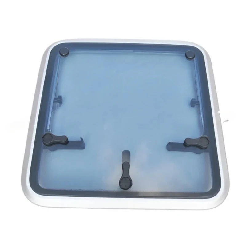 575X575Mm Anodized Aluminum Square Porthole With Tempered Glass Marine Boat Window