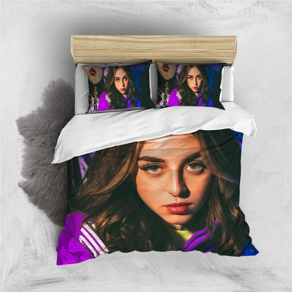 

Комплект постельного белья Nicki Nicole Singer, 3 предмета, для дома, мягкий, из хлопка, для студенческого общежития, подарок