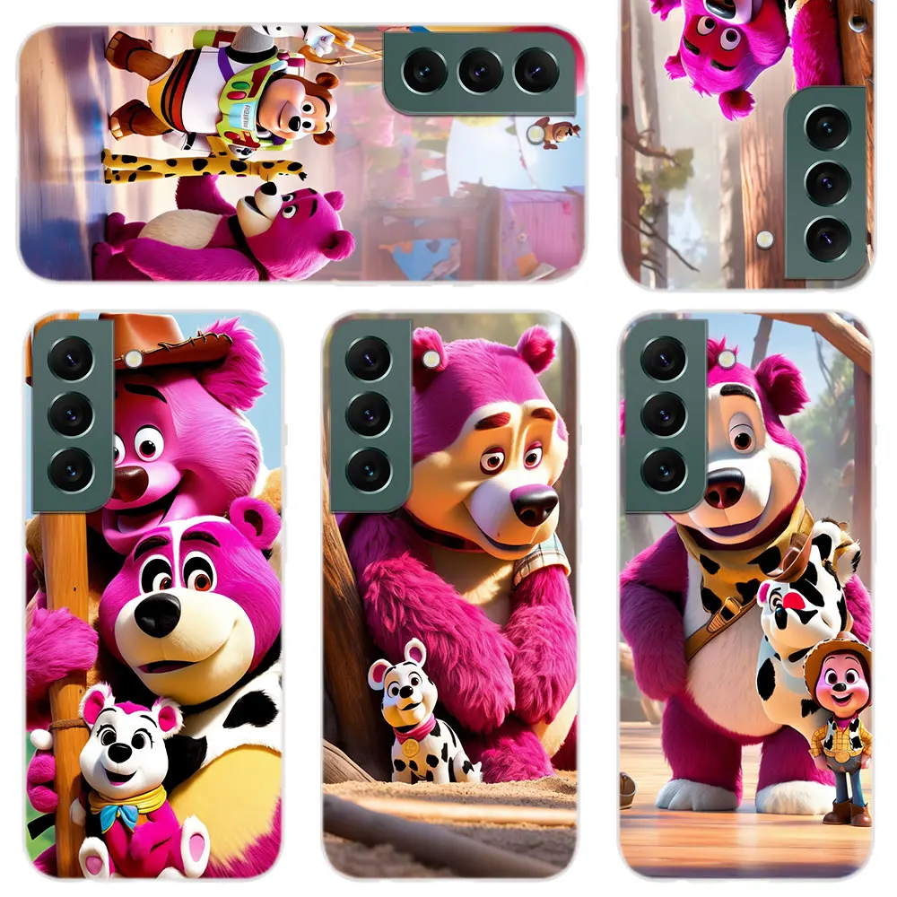 Soft Silicone Phone Case For Apple iPhone 15 14 13 12 11 Pro X XS Max XR Plus Mini Cover Ins Woody And Lotso Edge