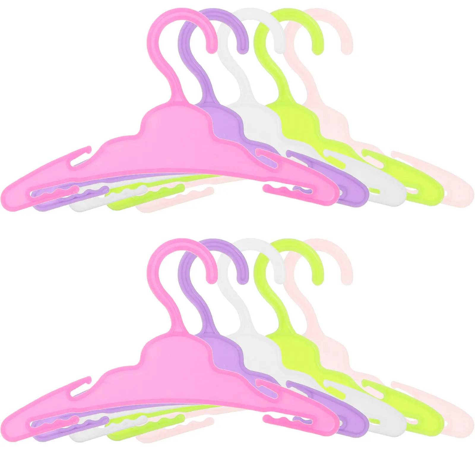 

10Pcs Miniature Hangers for Dollhouse Furniture Small Metal Clothes Hangers for Mini Home Decor Playroom Setup