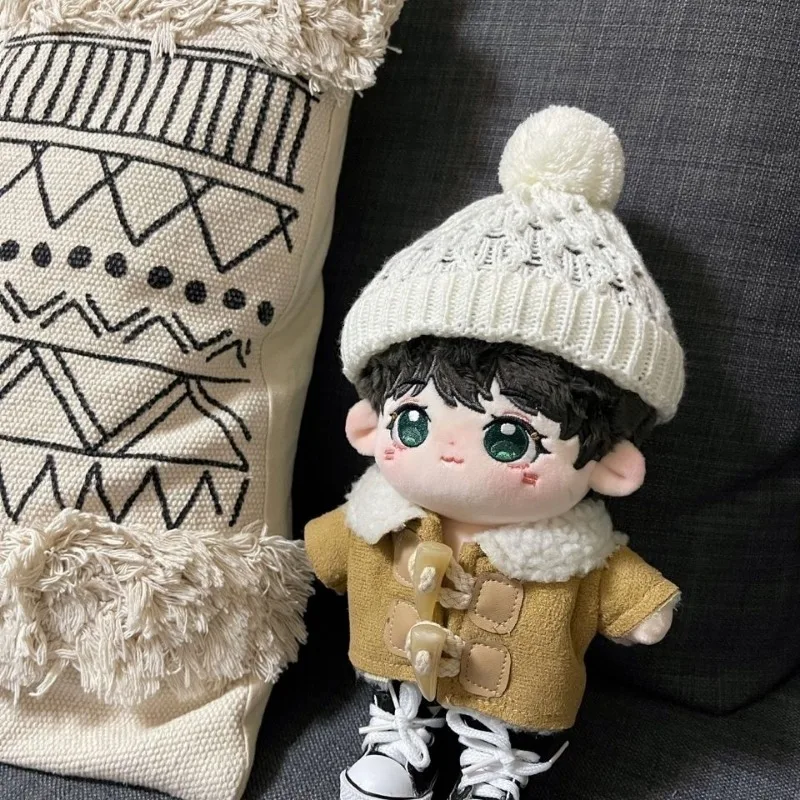 20CM Star EXO Doll Baby Clothing Knitted hat Boots sweater shirt Casual pants overcoat hat Doll Clothes Accessories toys Gift