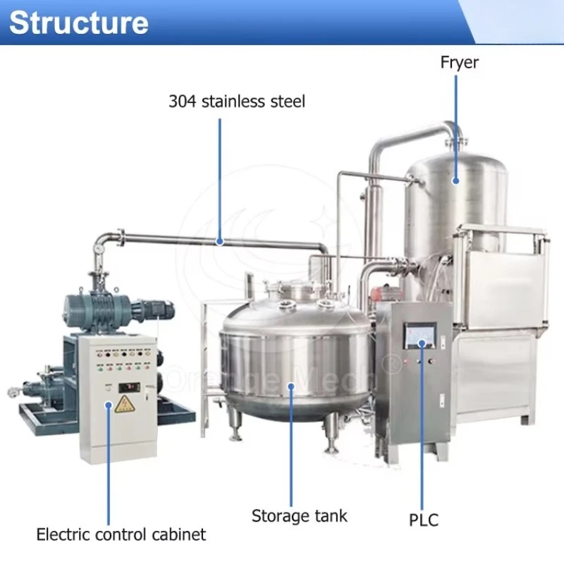 آلة مقلاة عميقة للخضروات، آلة قلي مكنسة كهربائية صغيرة مستمرة لرقاقة الموز #3