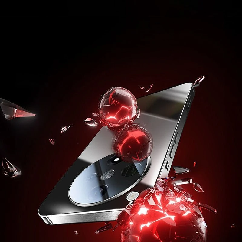 Funda para teléfono móvil que previene huellas dactilares con espejo, lente de cristal de hielo para Oppo Find X7 X8 Find X7 Ultra X8 Pro Ultra Series