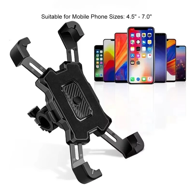 

Подставка для мотоцикла 2-в-1, новинка 360° ° Вращающийся велосипедный держатель для телефона для iPhone Xiaomi, нескользящий противоударный велосипедный кронштейн