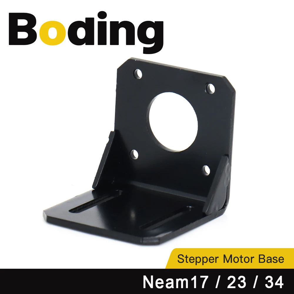 

BODING Nema17 Nema23 Nema34 Nema42 Stepper Motor Base For 42 57 86 Aluminum Fixed Seat Fastener Mounting Bracket Support