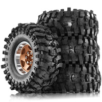 4pcs 1.9 in Wheel Tires for 1/10 TRX4 TRX6 SCX10 SCX10 II 90046 SCX10 III AXI03007 Gen7/8 D90 VS4-10 RC Crawler Car