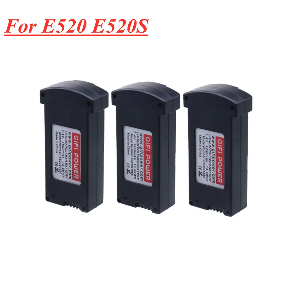 

7.4V 1850MAH LiPo Battery For RC E520 E520S JD-22S RC Quadcopter Spare Parts 7.4V Drones Battery vs 1200mAh