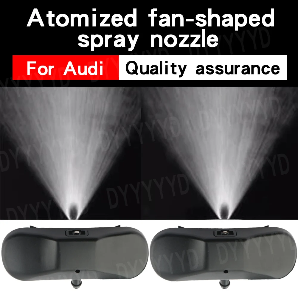 

2pcs Car Front Windshield Washer Nozzles Jet Heated For Audi TT A1 8X A4 B8 Q3 Q5 Q7 4L Front Window Set 2014 2013 2012 2011