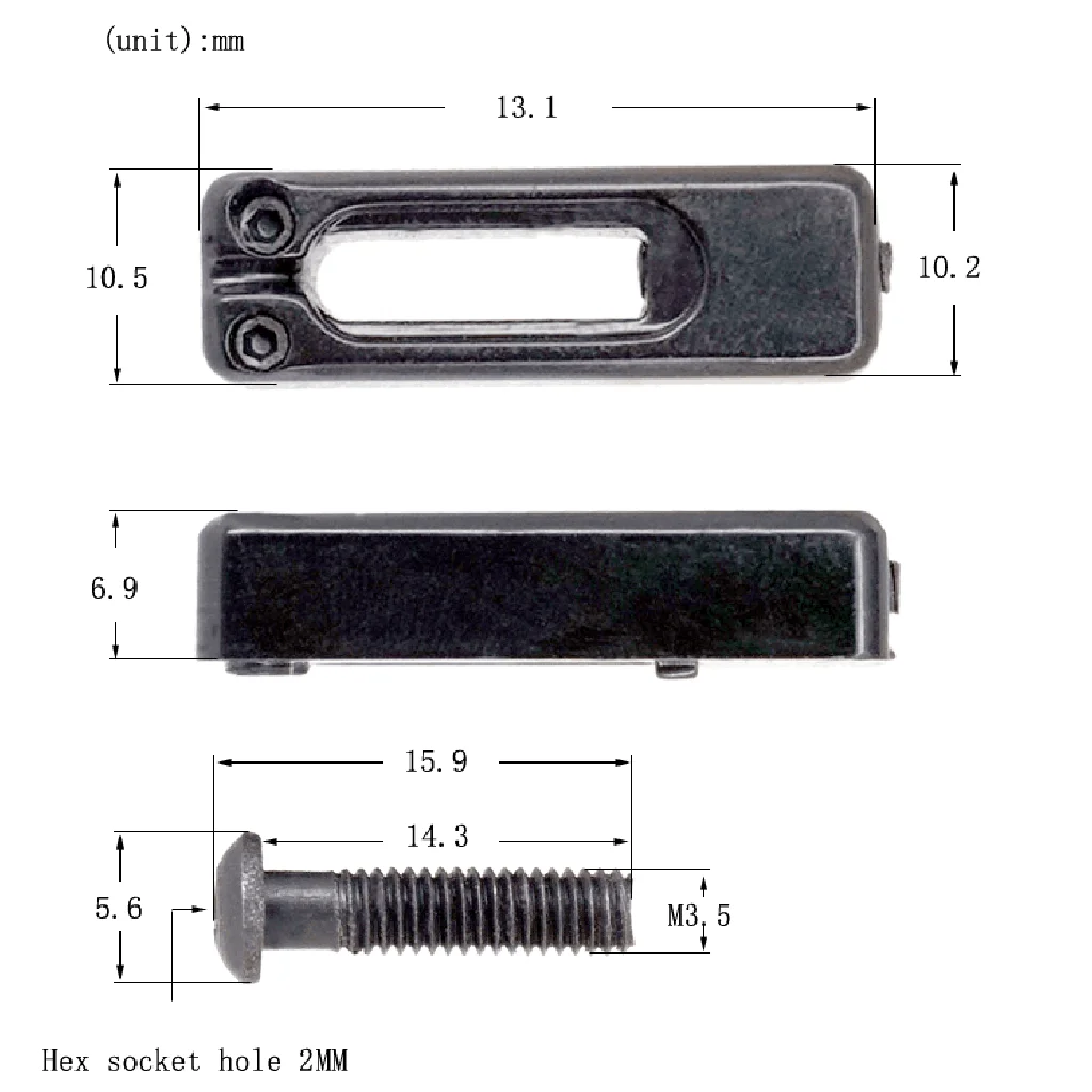 Kit de selles de pont tremolo avec vis, pièces métalliques pour guitare électrique, outil de remplacement pour guitariste