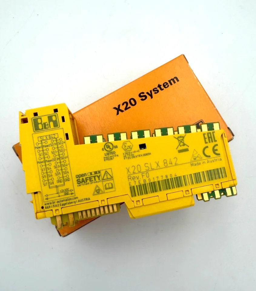 

B&R X20SLX842 SafeLOGIC-X Safety Mixed I/O Module | SIL 3 PL e -Free 2nd Day Air
