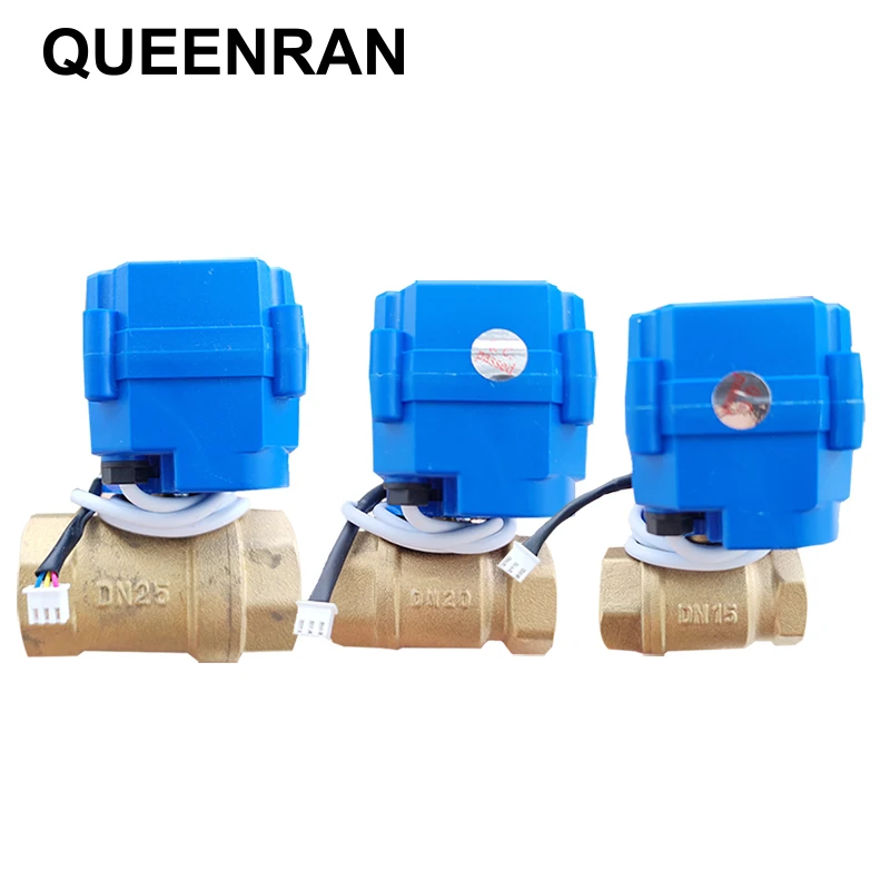 Water Leakage Alarm System with Auto Shut-off DN15, DN20, DN25 Brass Valve for Smart Home Water Immersion Overflow Detection