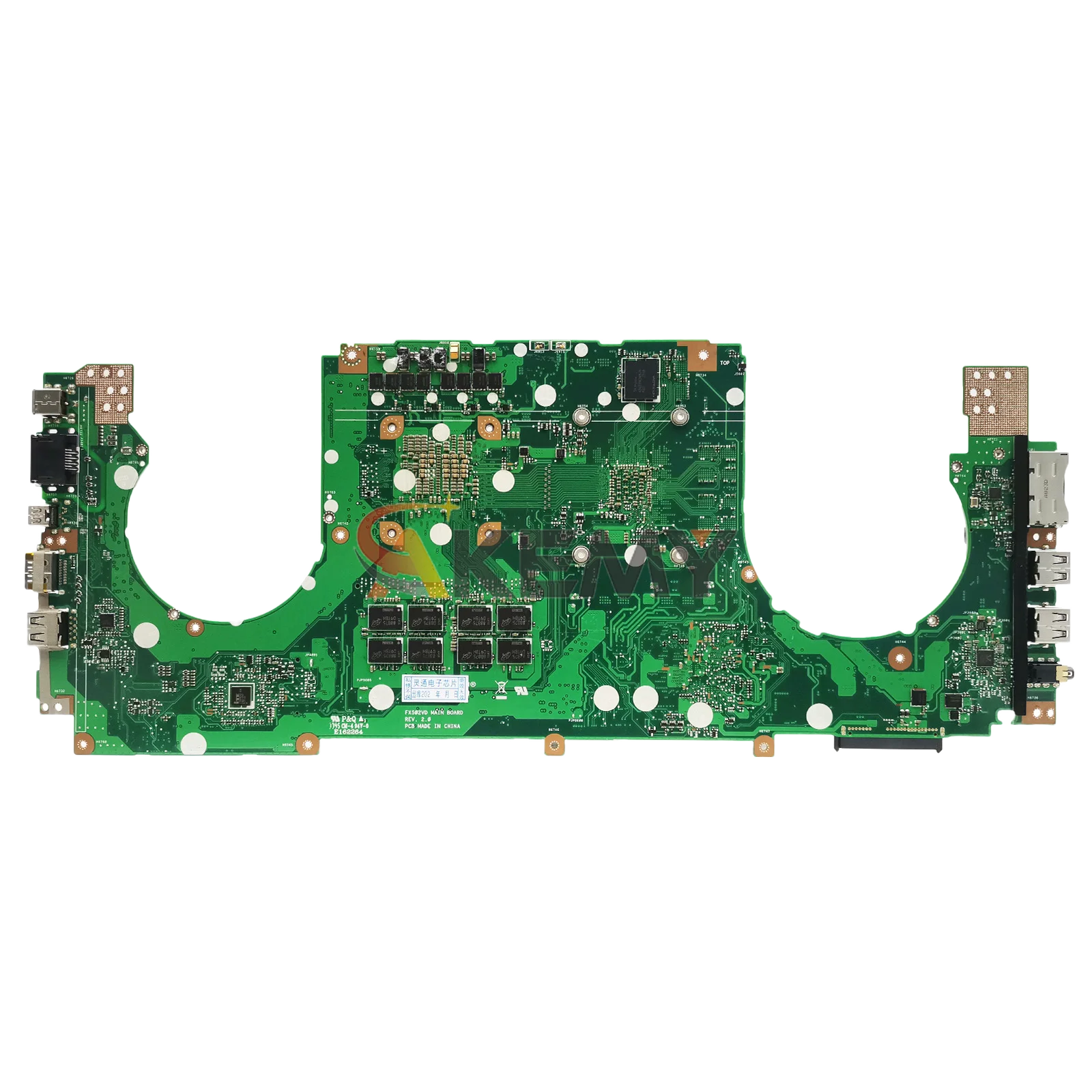 لوحة أم للكمبيوتر المحمول FX502VD لأجهزة ASUS TUF Gaming FX502VE FX502V FX502VD اللوحة الرئيسية للكمبيوتر المحمول مع وحدة المعالجة المركزية I5 I7 100% اختبارات موافق شحن سريع