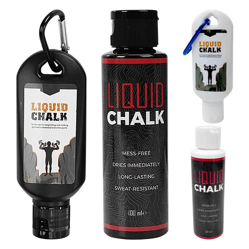 50/100ml Weightlifting Liquid Chalk Sports Magnesium Powder Fitness Weight Lifting Anti Slip Cream Grip Climbing Gym Supplies