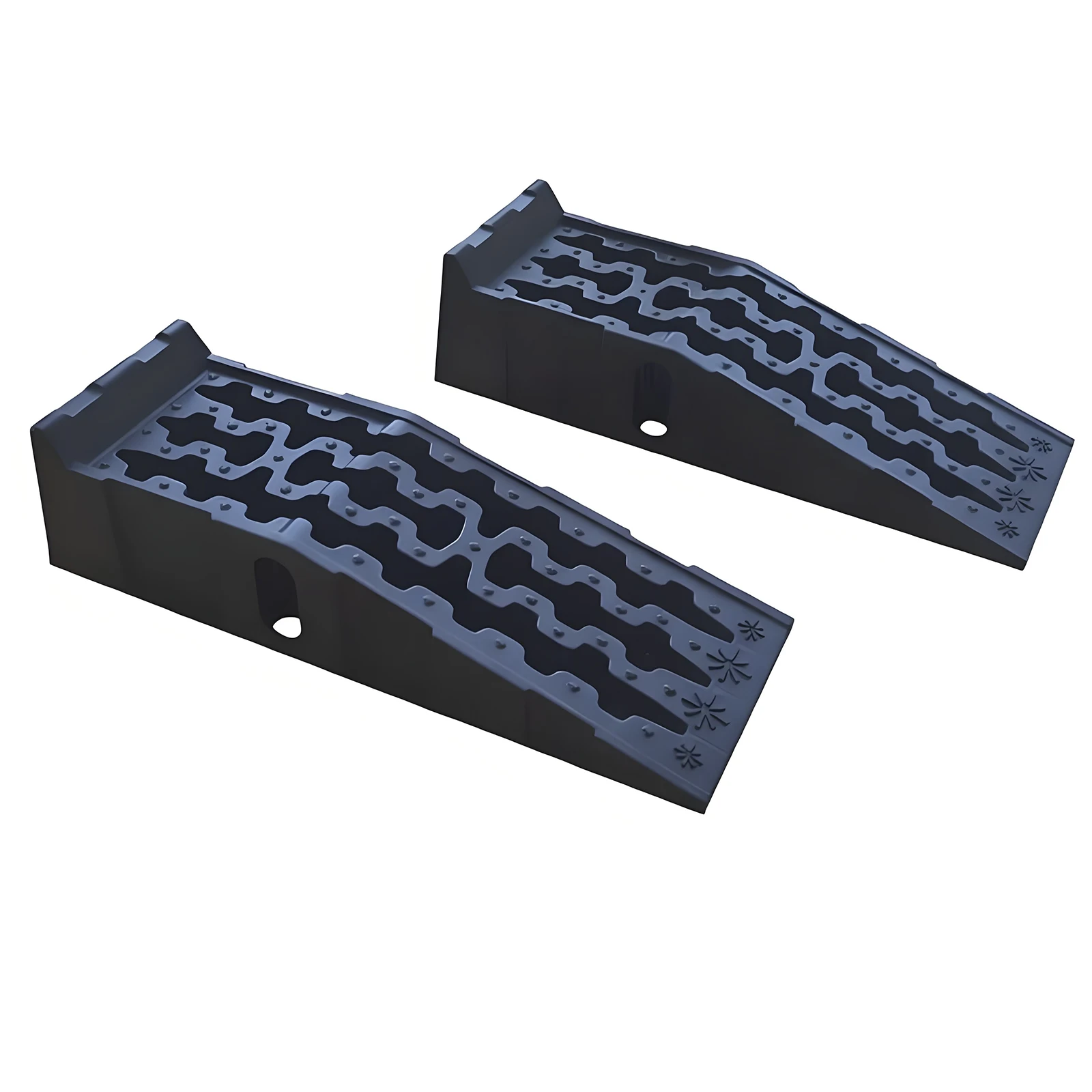 

1 Pair 13000LBS Heavy-duty Truck Maintenance Ramps For Tire Replacement Lifting And Oil Change Ramps Hydraulic Jack