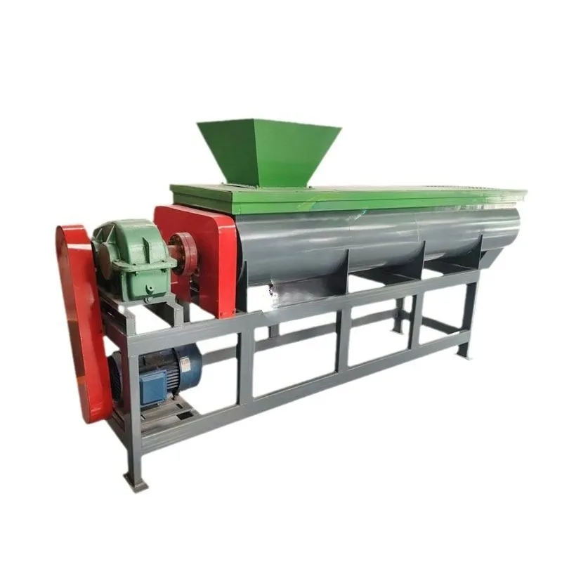 Organic fertilizer double shaft mixer