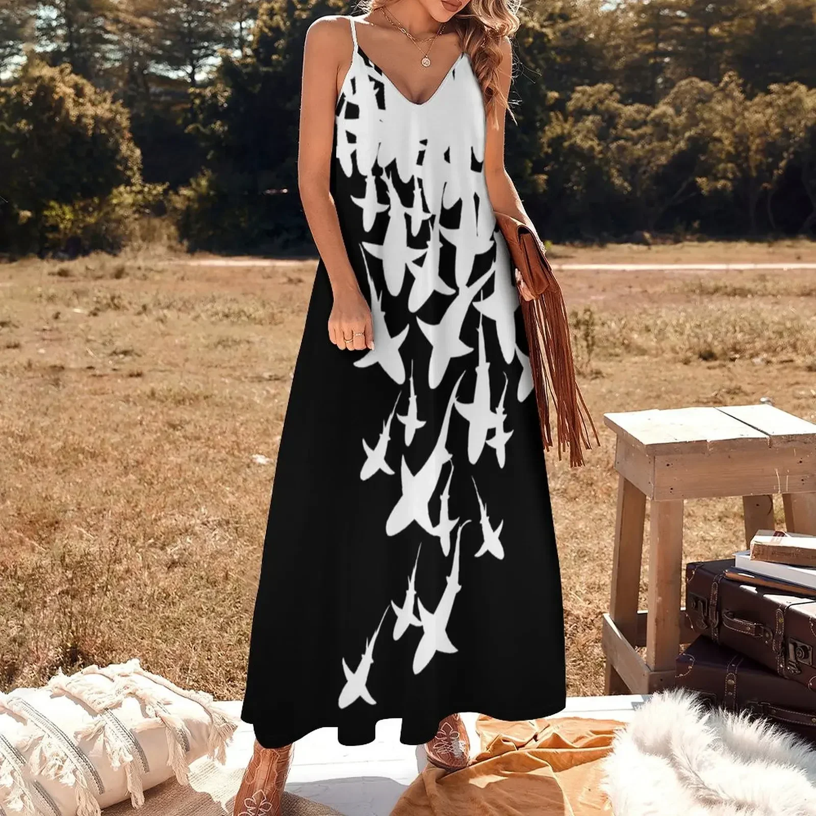 Sharks V2 Sleeveless Dress dresses for women women clothing 2025 new arrivals Dress