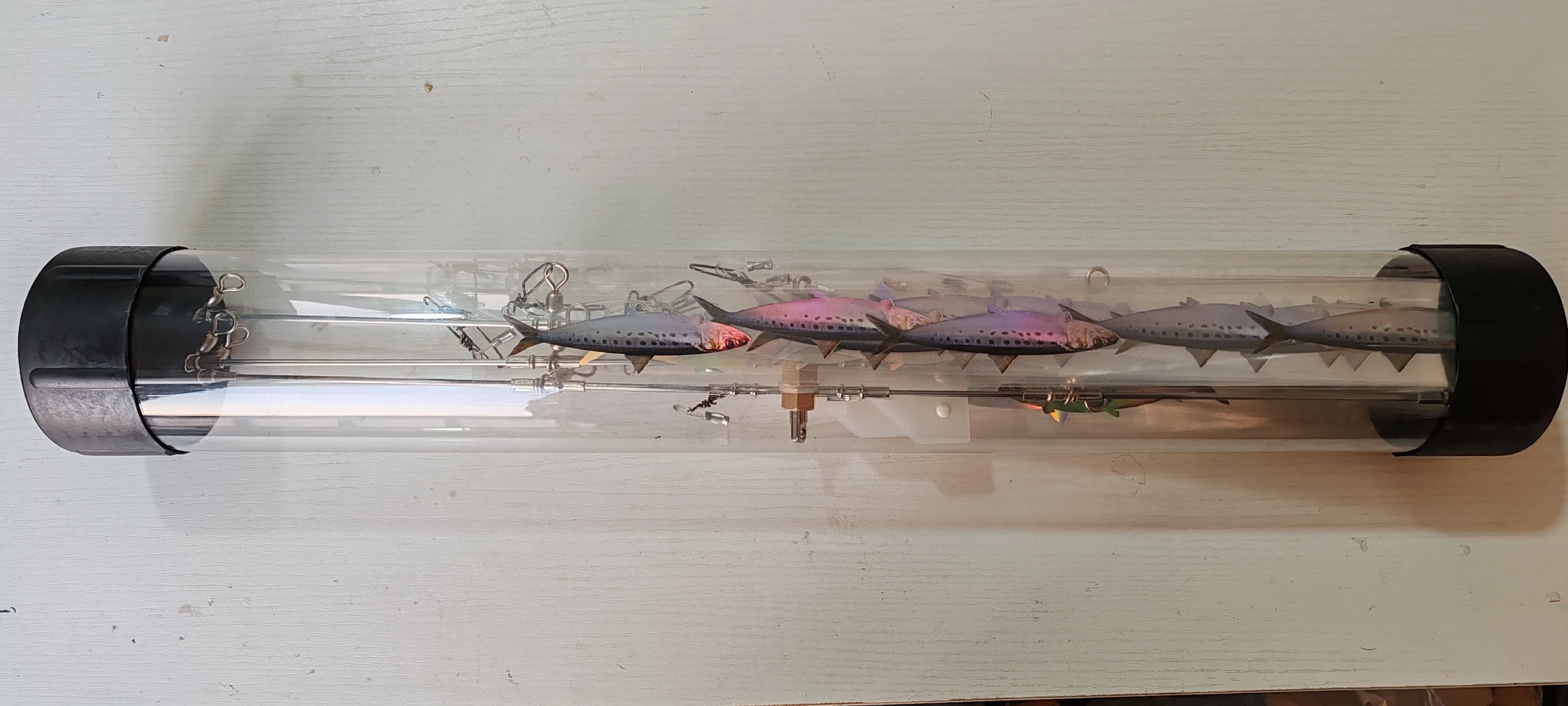 

22" sardine group trolling lures for offshore,52 fish(13 banners,4 fish/banner,high elasticity shelves)