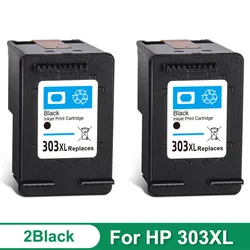 Hp envyフォト用ブラックインクカートリッジ、インクジェットプリンター、303xl、6220、6222、6230、6232、6234、6252、6255、7120、7130、7134、7155