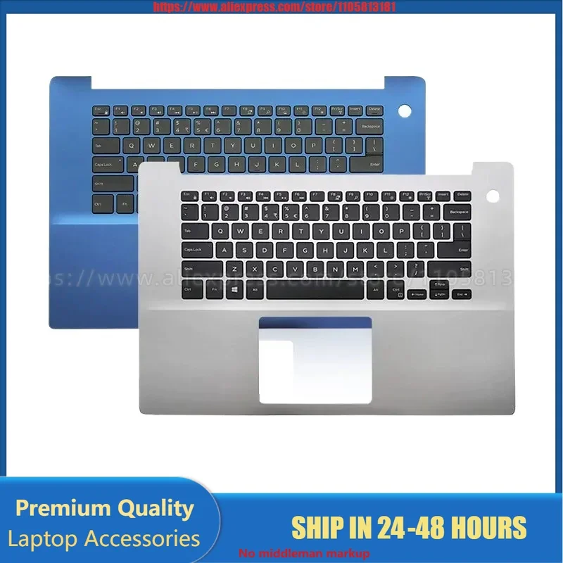 For Dell Inspiron 5585 5580 C Case Keyboard Palmrest Top Cover Assembly