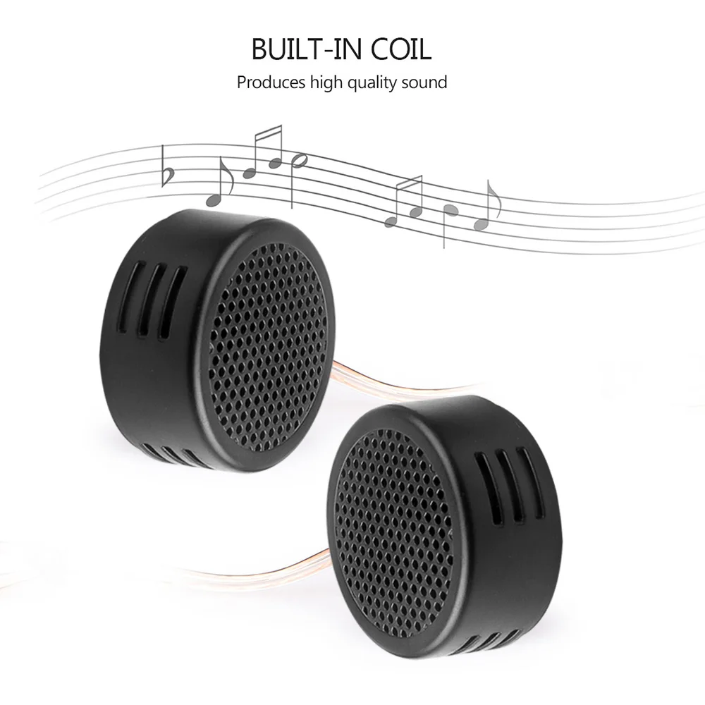 Carro Mini Dome Tweeter Alto-falante, Alto-falante, Super Power Audio, Auto Speaker Som, VA6895-2, 50 W, 2Pcs por lote