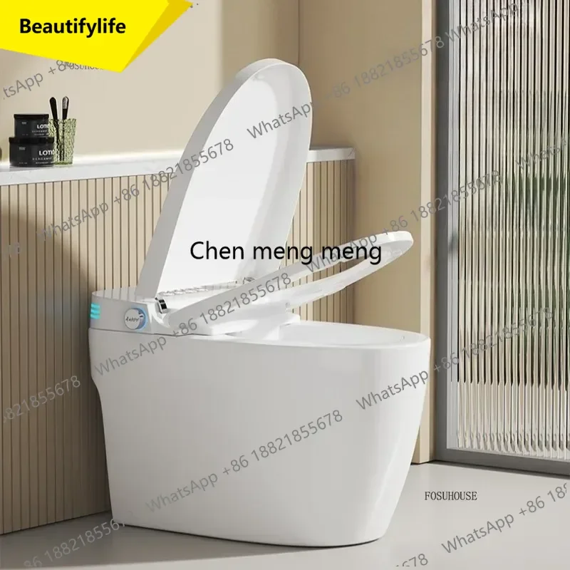 

A17 Modern Simple Smart Toilets for Bathroom Fully Automatic Wall Row with Built-in Water Tank No Water Pressure Limit WC Toilet