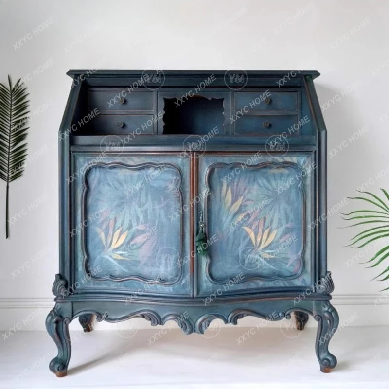 

Ретро-комод в старинном стиле, прикроватная тумба из массива дерева в неоклассическом стиле