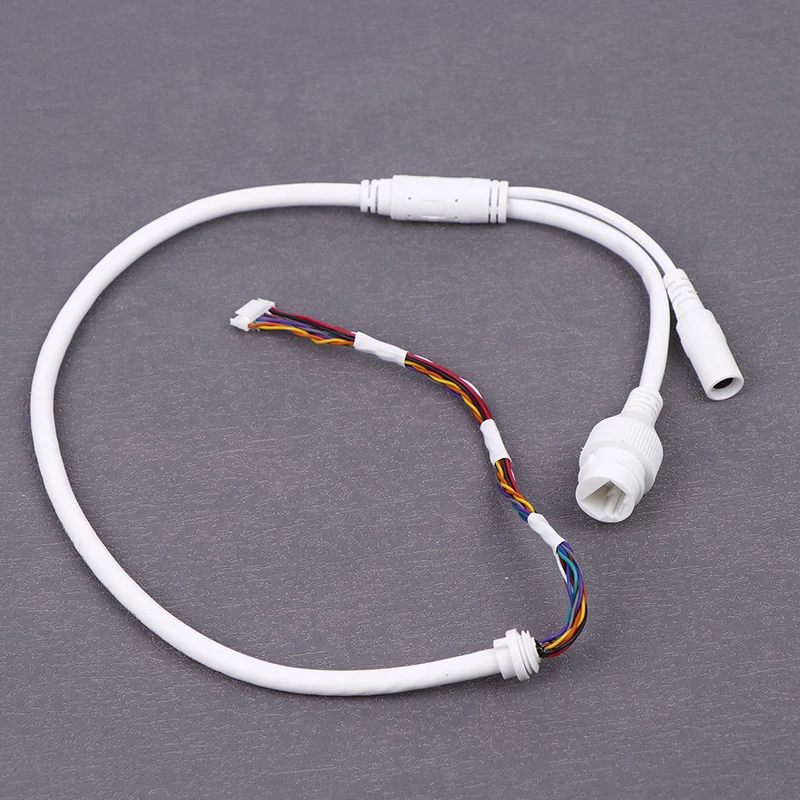 10 núcleos 10 pines para cámara IP, red PoE RJ45, cable trasero Ethernet Lan.