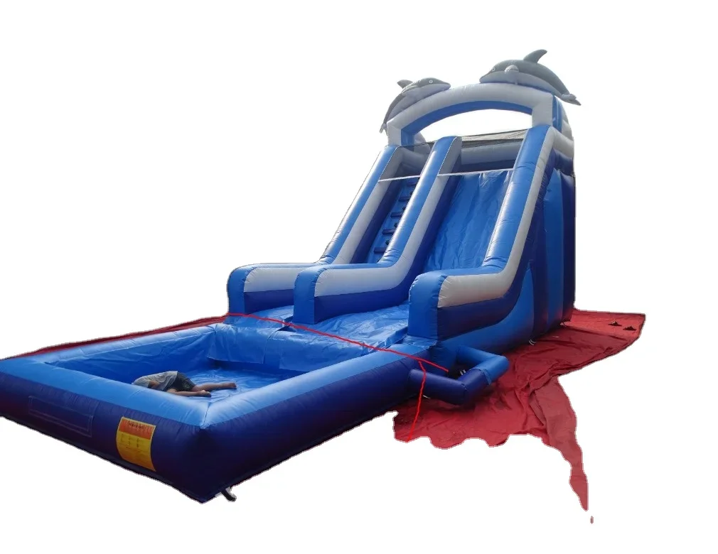 New commercial inflatables poo for water slides, jumping castle bouncer with pool combos for kids