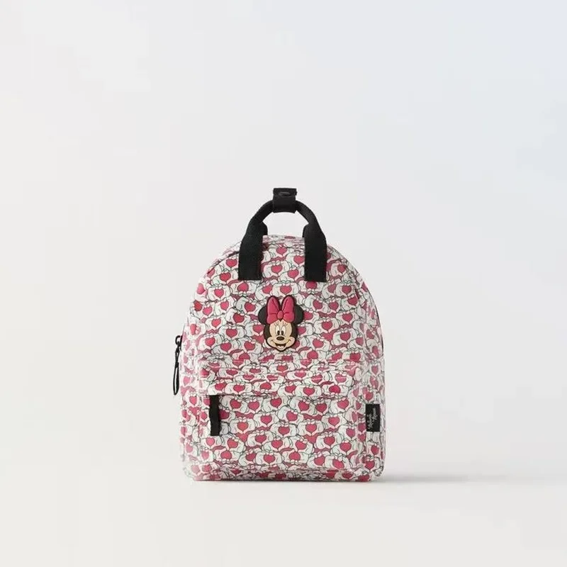 Mochila escolar de doble hombro para niños, mochila de Mickey Mouse de Disney, nueva temporada escolar, 2024