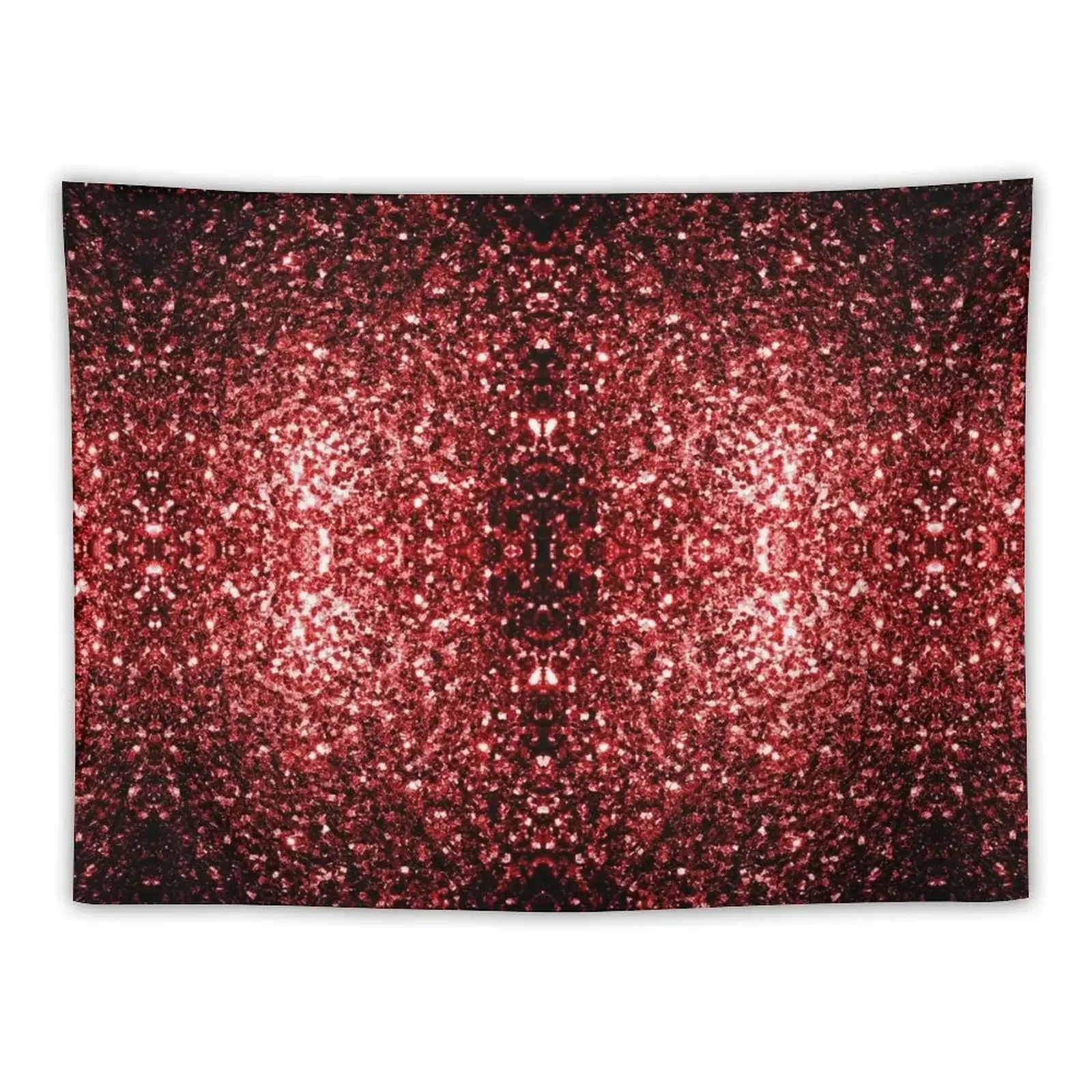 

Glamour Red Glitter faux sparkles Tapestry Living Room Decoration Wallpapers Home Decor Decor For Room Tapestry