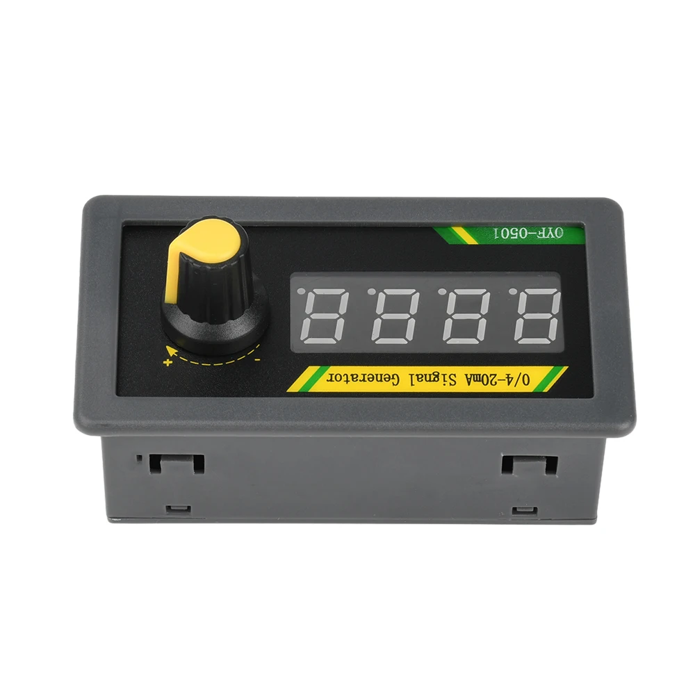 تيار مستمر 12-24 فولت 0/4-20mA مولد الإشارة الحالية أربعة أرقام قابل للتعديل الحالي التناظرية محاكاة الاستشعار PLC التصحيح