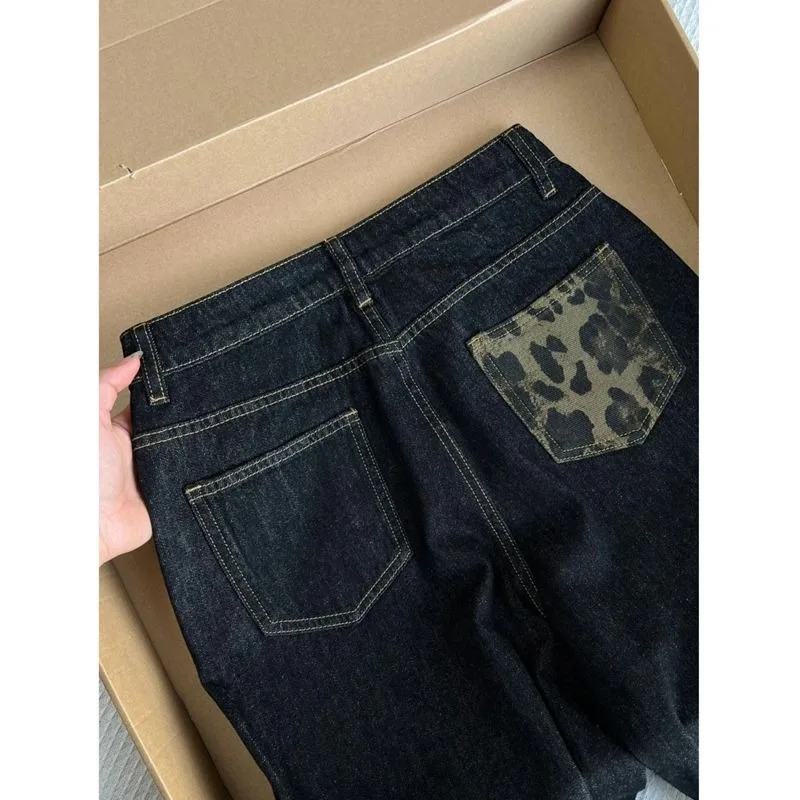 

Streetwear Women Jeans New Bottoms 2025 Pantalon Femme High Waist Vintage Straight Y2k Wide Leg Pants Casual Chic Denim Trousers