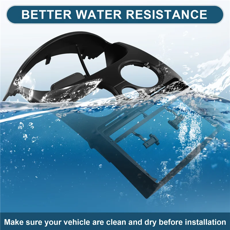 【値下げ！ ダッシュボード取り付けキット トリム改造 9インチカーラジオフェイスパネルフレーム スパーク マティス 2010-2017 左ハンドル車用