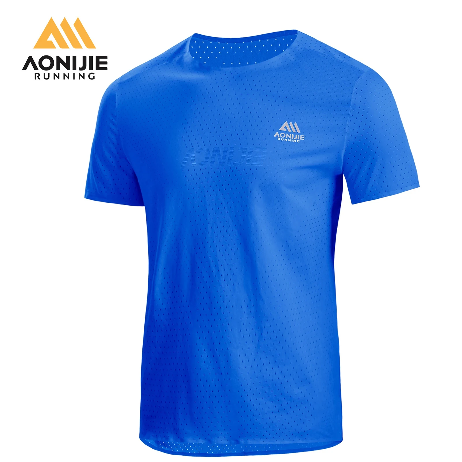 AONIJIE FM5191 Men's sports short sleeve Marathon Quick Dry Training T-Shirt Fitness Running Sports Top