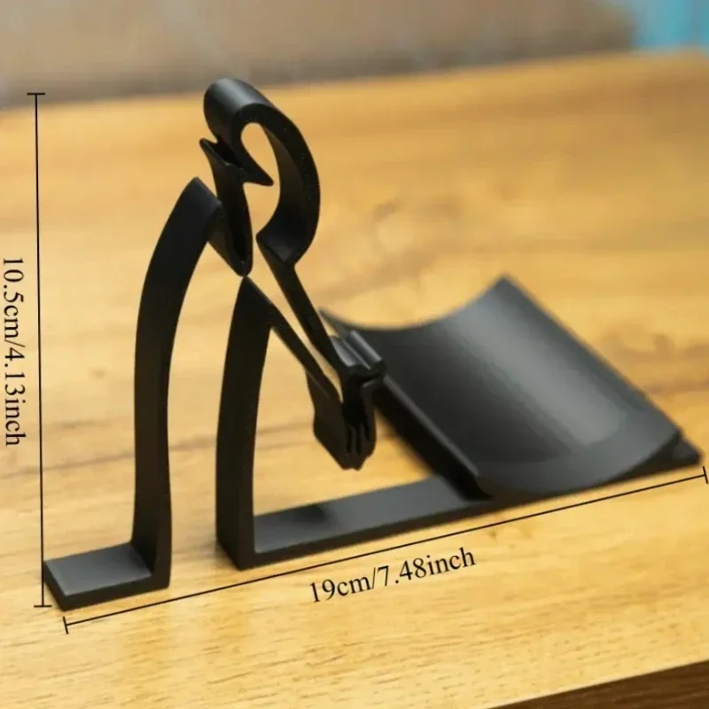 

Креативный держатель для этикеток в форме человека, художественный настольный держатель для ванной комнаты, минималистичный и практичный держатель для рулонной бумаги, украшение для 3D-печати