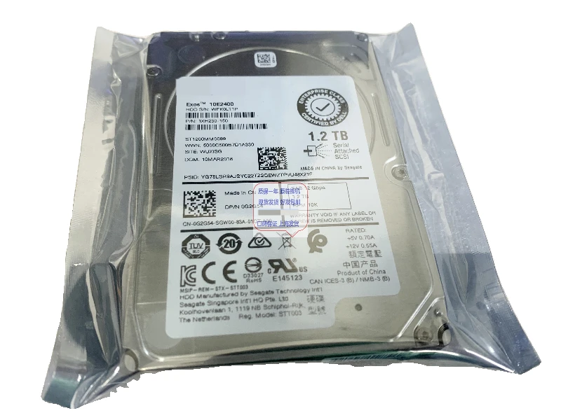 

Используется для серверного жесткого диска DELL G2G54 ST1200MM0099 1,2T 10K SAS R740 R730