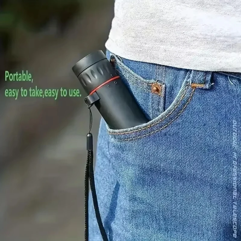 Teleskop Monokular Portabel de - Travel Outdoor Camping Youtube ulasan dan harga