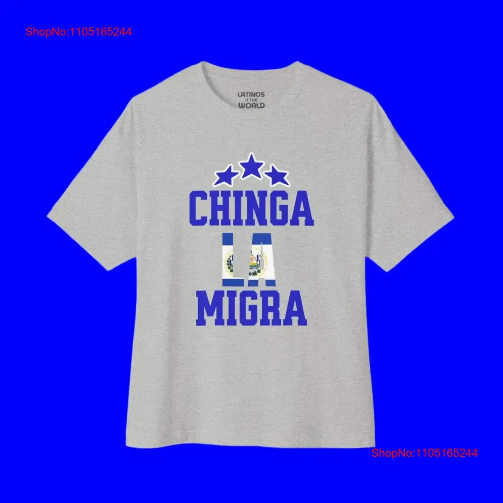 

Chinga La Migra El Salvador Edition Immigration Ice Justice T shirt Salvadoria vintage Washed Versatile Top For Everyday Wear