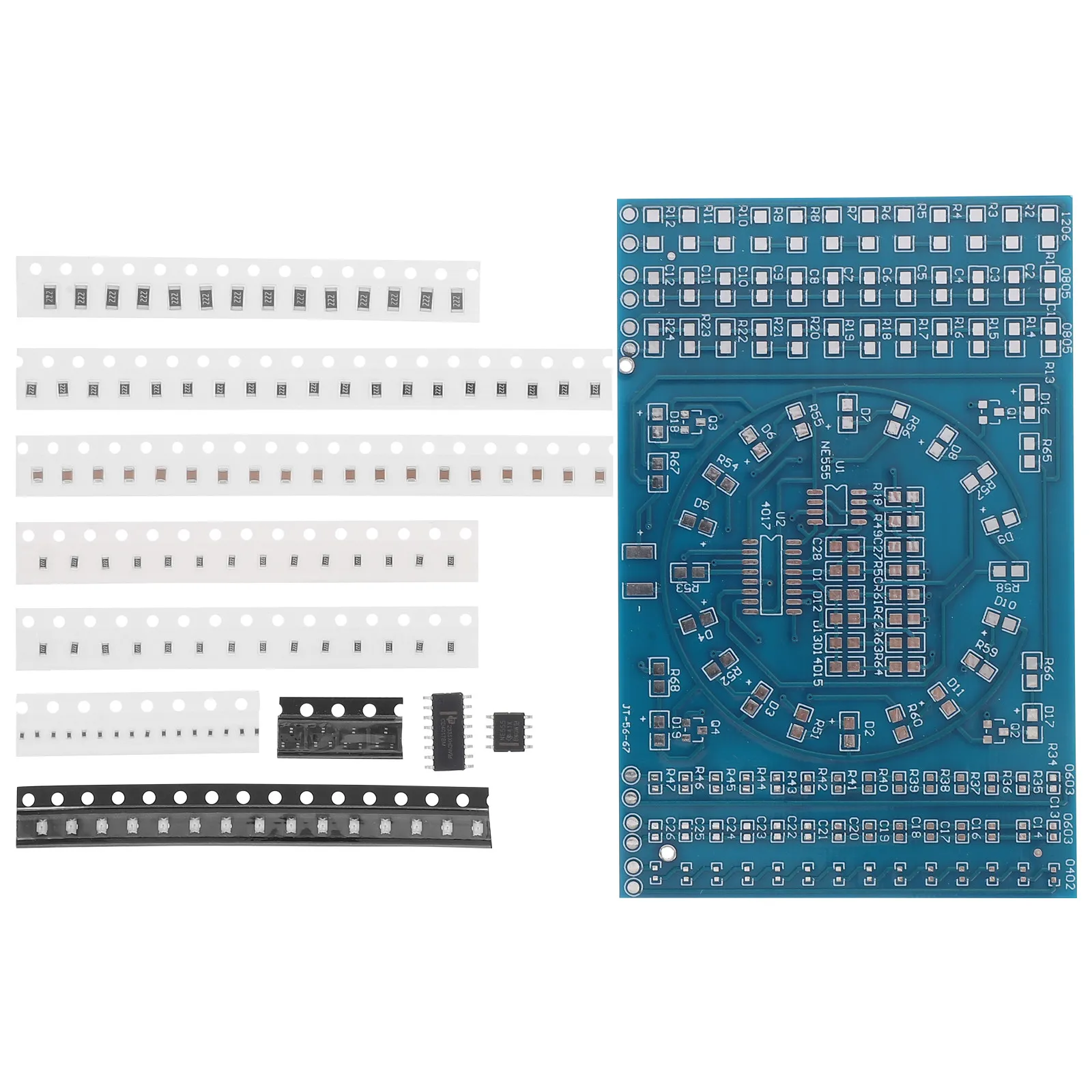 

Набор для пайки: тренировочный комплект с платой PCB для инженеров-электронщиков, студентов, для самостоятельной пайки и обучения