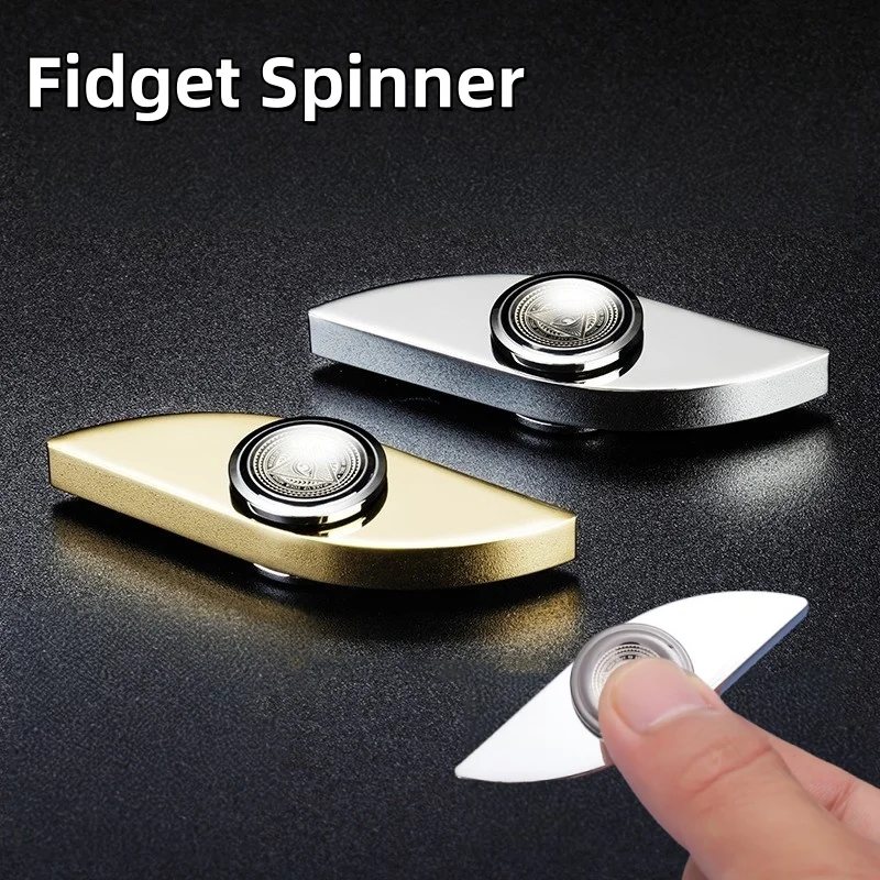 EDC Eye Spinning Top Fingertip Gyro - Giroscopio de metal Sensorial Fidgeting Anti estrés Fidget Spinner Juguetes para adultos y niños