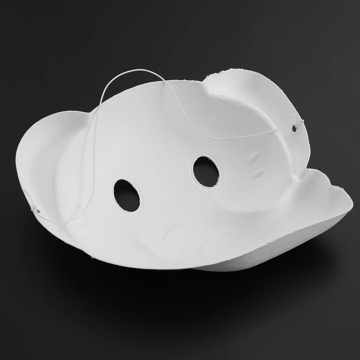 

Elephant Mask Painting Blank White Full Face Costume Mask DIY Paint Elastic Comfortable Fit for Kids and Adults