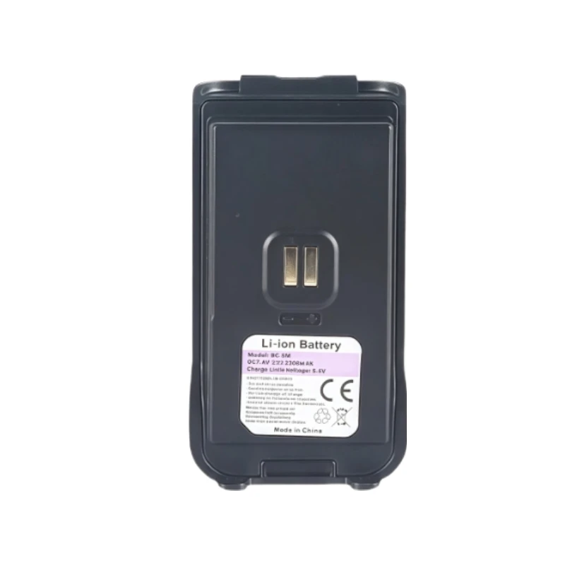 7.4V 1600mAh For Baofeng UV-5R Mini Walkie Talkie Battery Pack Replacement Rechargeable USB-C Type-C Charging High Capacity